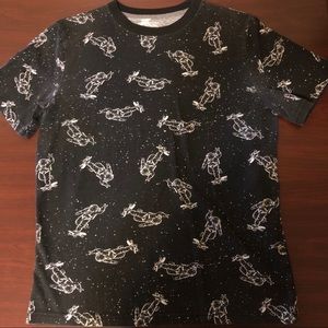 Astronauts on Skateboards in Space